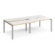 Adapt 1200mm Deep Sliding Top Double Back to Back Bench Desk